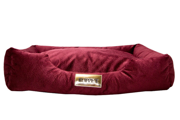Cama Retangular para Cachorro ou Gato Luppet Super Luxo Bordo Tamanho:M